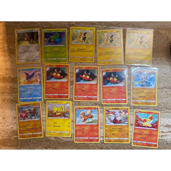 Pokemon Card Lot 77 Basic & Common Cards Assorted - Picture 3 of 6